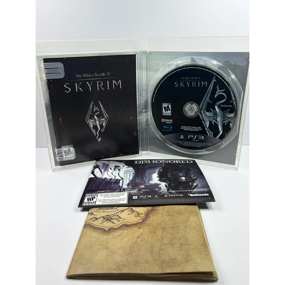PS3 Game Lot Skyrim Legendary Call of Duty Black Ops Modern Warfare 4 Games